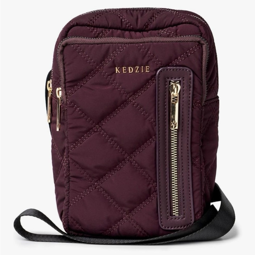 🚚 Ships FREE - Kedzie MULBERRY Cloud 9 Convertible Sling Bag